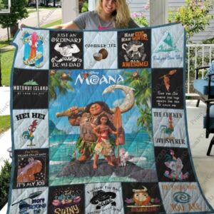 Moana Quilt Blanket  Limited Quilt Blanket